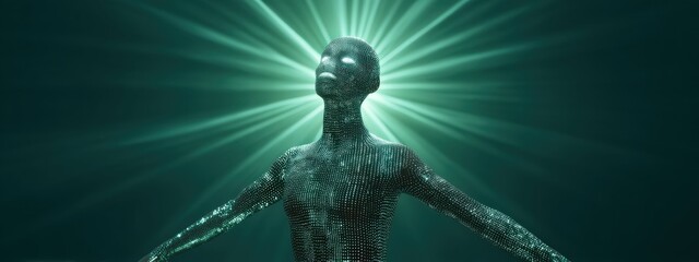 Holographic economy manipulated by artificial logic, AI manipulation of economy