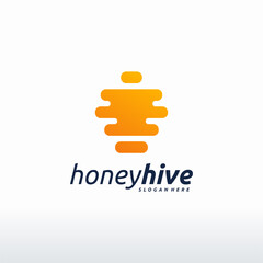 Modern  design for a honeyhive business.