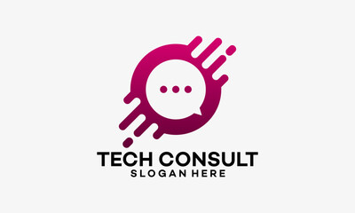Tech Consult logo designs concept