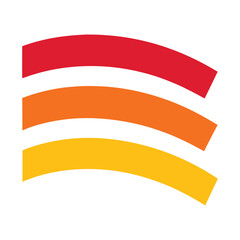 Minimal Curved Banners Using Bauhaus Color Theory