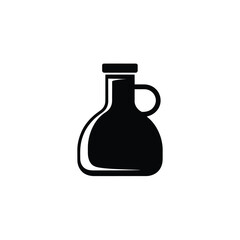 Black and White Illustration of a Pitcher Simple, Elegant, and Timeless Design