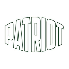 Patriot t shirt design