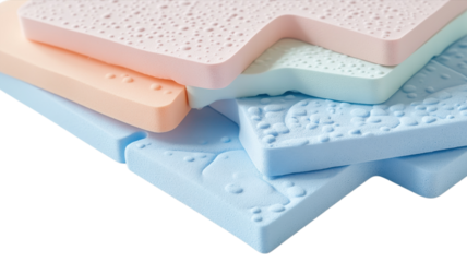 Colorful foam mats in various textures are perfect for kids' play and exercise