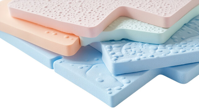 Colorful foam mats in various textures are perfect for kids' play and exercise