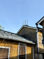 old wooden house