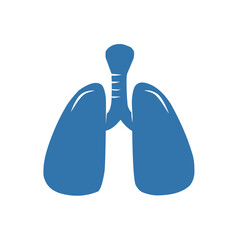 Fototapeta premium human lung organ icon