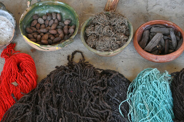 Traditional Mexican natural dyes for materials
