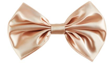 Beautiful gold satin bow designed for embellishing gifts or adding flair to fashion outfits during festivities