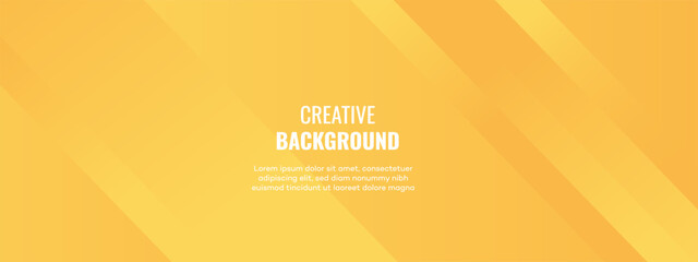 Abstract yellow background with diagonal stripes and gradient colors. Modern vector illustration for a website banner, presentation, or corporate header design.