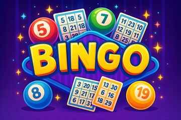 Bingo Game: Vibrant & Fun Graphic Design | Playful 3D Bingo Art