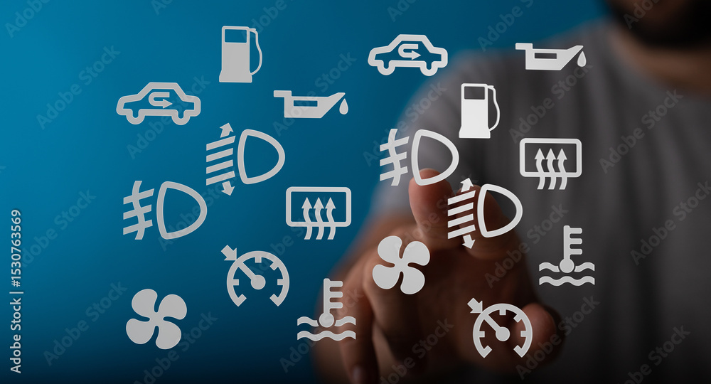 Poster Learn to identify and understand your car's warning lights.  Prevent costly repairs with this helpful guide!