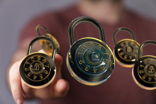 Safeguard your data with robust passwords.  Cybersecurity and data protection are crucial.