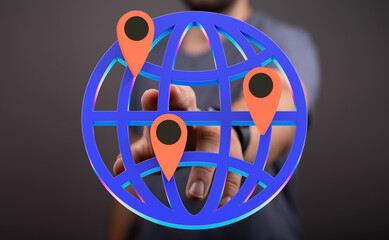High-quality image depicting global network reach and connectivity. Ideal for technology, business,...