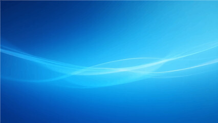 Abstract sky blue gradient smooth light lines background. Vector illustration .