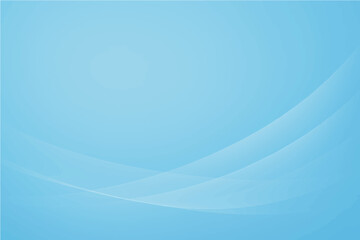 Abstract sky blue gradient smooth light lines background. Vector illustration .