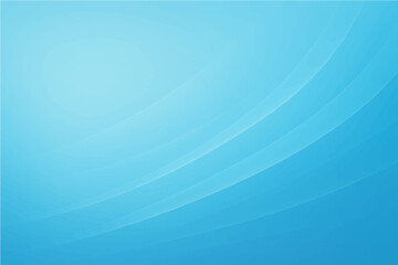 Abstract sky blue gradient smooth light lines background. Vector illustration .