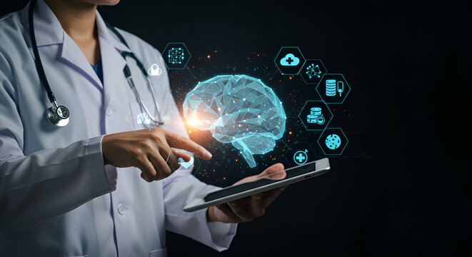 Brain Scan with Digital Interface