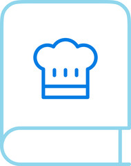 Cook Book  In Outline Icon