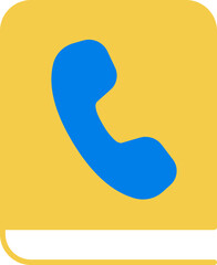 Contact Book  In Fill Icon