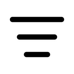 Obraz premium filter line icon