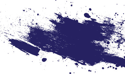 Abstract blue ink splash and splatter design on a white background perfect for grunge and creative projects graphic resources and decorative elements