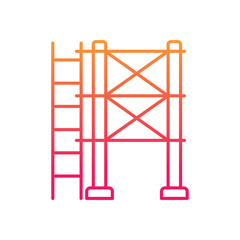 Scaffold Vector icon