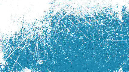 Abstract grunge texture background in blue and white with scratch marks and grungy edges for design projects