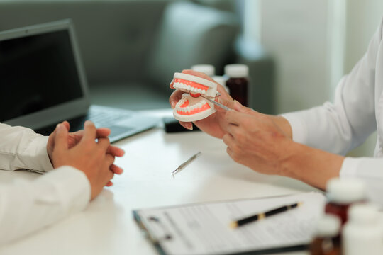 A patient with toothache consults a dental professional for advice and treatment options to relieve the pain and restore oral health.
