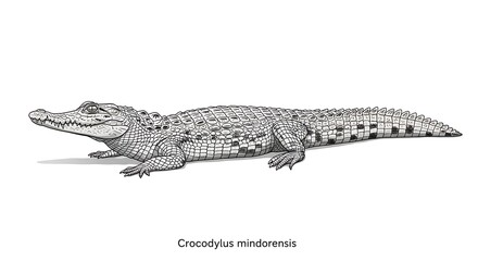 Detailed Line Art Illustration Philippine