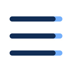 Obraz premium sidebar filled line icon