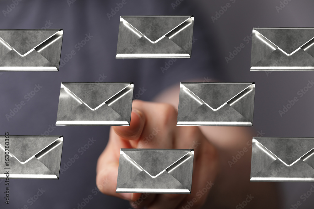Aufkleber Efficiently manage your inbox. Streamline email workflow with digital organization.