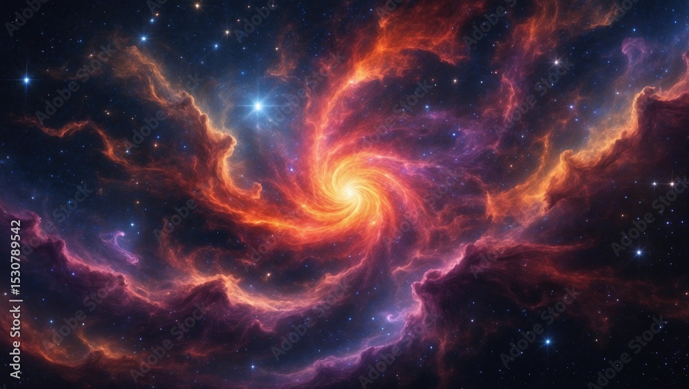 Canvas Prints bluebird galaxy - components of this image provided