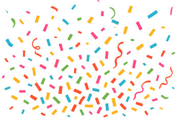 Colorful confetti celebration enhances joyful moments at events and parties during festive occasions