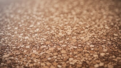 Close-up of a cork mat background showcasing its textured surface.