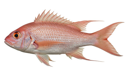 Isolated Red Snapper Fish