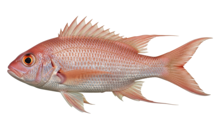 Isolated Red Snapper Fish