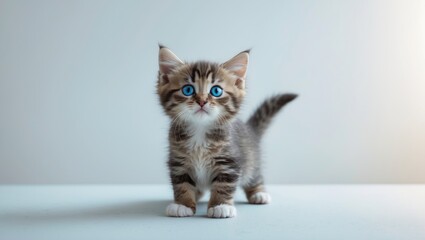 One-month-old baby cat.