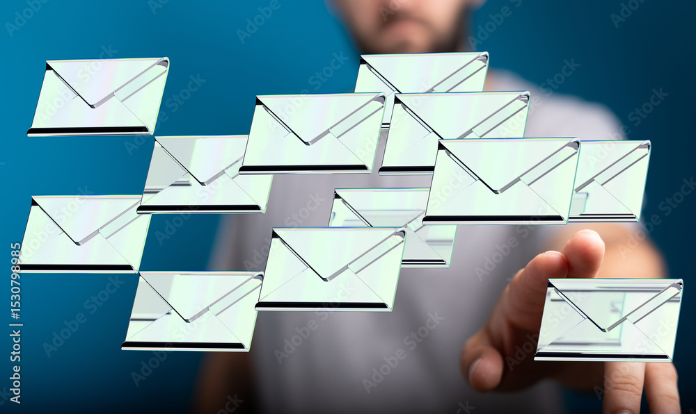 Fototapete Efficiently handle numerous emails.  Tips and tricks for inbox organization.