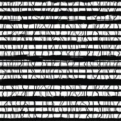 Seamless pattern, rough vector background, grunge texture, black and white