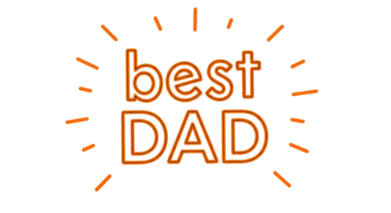 Isolated Best Dad Message