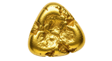 Isolated Gold Nugget