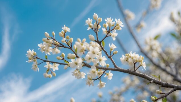 Colorado's American Plum tree blossoms