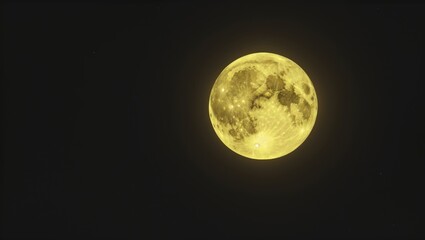 Fototapeta premium Awe inspiring photo of the sun during a total solar eclipse set against a black sky background with copy space.