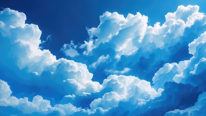 Angel cloud in white dove shape on blue sky resembling a celestial being.