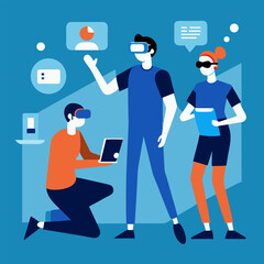 Training using Augmented Reality (AR) or Virtual Reality (VR) headsets.