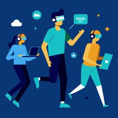 Training using Augmented Reality (AR) or Virtual Reality (VR) headsets.