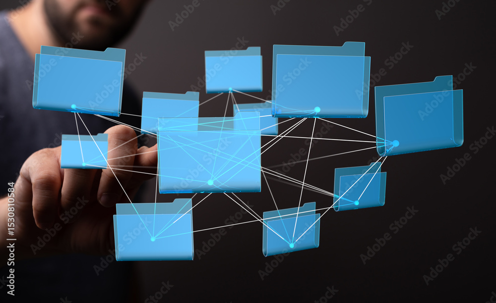 Aufkleber Efficiently manage and share files across your network. Secure and reliable data storage solution.