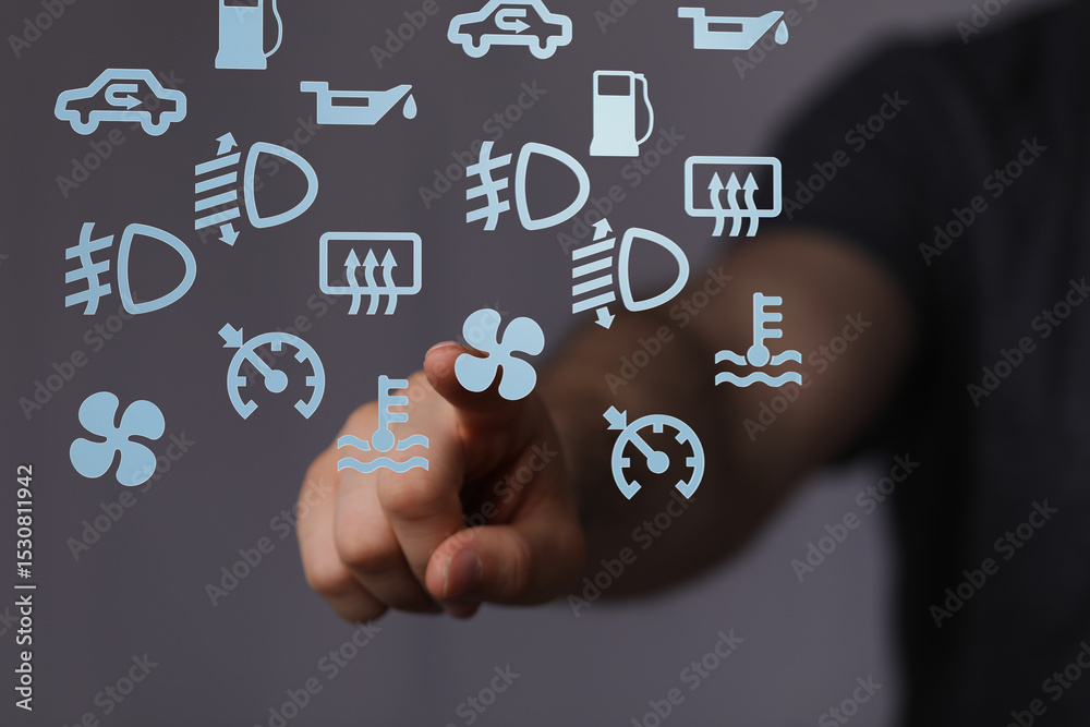 Aufkleber Learn to identify common car warning lights and symbols.  Get quick explanations and know when to seek car repair.