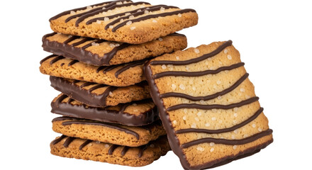 Isolated Cookies Stack