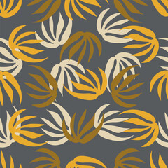 seamless pattern with leaves